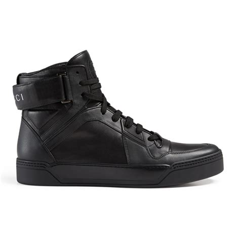 soft leather high top shoes